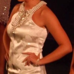 White Cocktail Dress from the store "Cache"